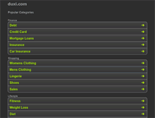 Tablet Screenshot of duxi.com